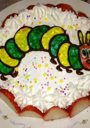 はらぺこあおむしのケーキ-レシピのメイン写真