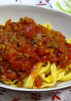 手打ちパスタ～かぼちゃ入り～-レシピのメイン写真