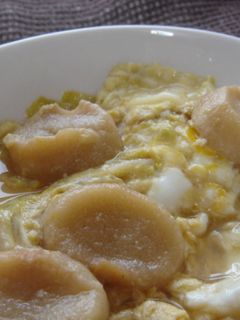 お麩と白菜の卵とじ-レシピのメイン写真