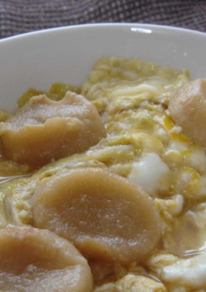 お麩と白菜の卵とじ-レシピのメイン写真