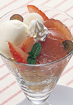 いちご寒天のパフェ-レシピのメイン写真