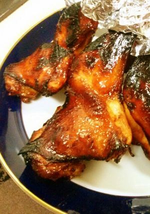 吉田ソースで☆骨付きモモ肉の照り焼き☆-レシピのメイン写真