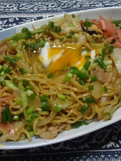 ★即席麺で豪快に作る焼きラーメン-レシピのメイン写真