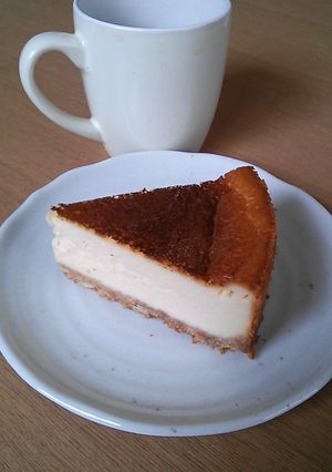 ミキサーで簡単！濃厚ベイクドチーズケーキ-レシピのメイン写真