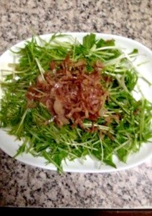 水菜のサラダ-レシピのメイン写真