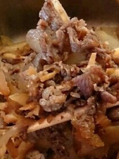 【牛肉と牛蒡のしぐれ煮】@メモ用-レシピのメイン写真