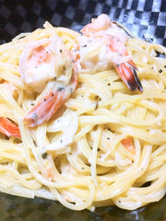 海老とトマトのクリームパスタ-レシピのメイン写真