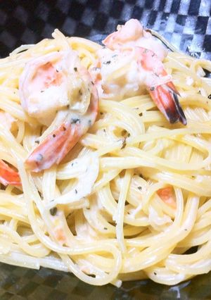 海老とトマトのクリームパスタ-レシピのメイン写真