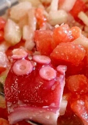 【タコの塩麹風味マリネ】@メモ用-レシピのメイン写真