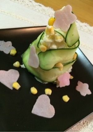 クリスマスのポテトサラダ-レシピのメイン写真