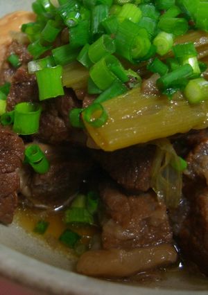 やわらか牛すじ肉のポン酢がけ-レシピのメイン写真