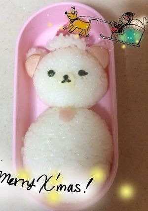 コリラックマ雪だるま★キャラ弁デコ弁-レシピのメイン写真