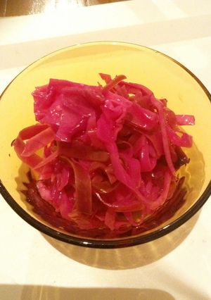 紫キャベツの酢漬け-レシピのメイン写真