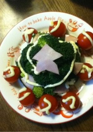 ブロッコリーのクリスマスツリー-レシピのメイン写真