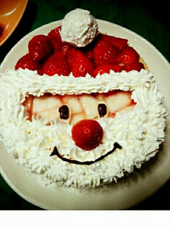 サンタクロースケーキ-レシピのメイン写真