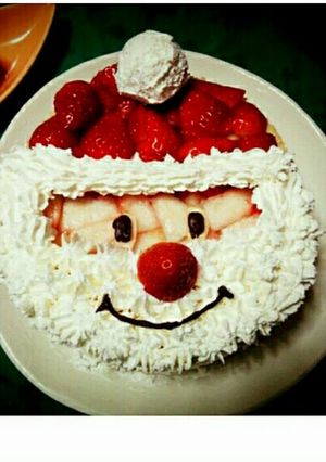 サンタクロースケーキ-レシピのメイン写真