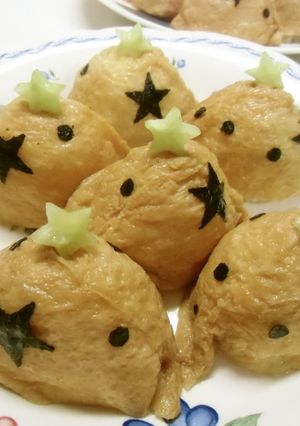 クリスマスツリー☆いなり寿司-レシピのメイン写真