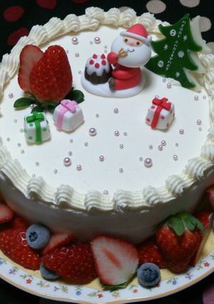 2013X'masｹｰｷﾃﾞｺﾚｰｼｮﾝ-レシピのメイン写真