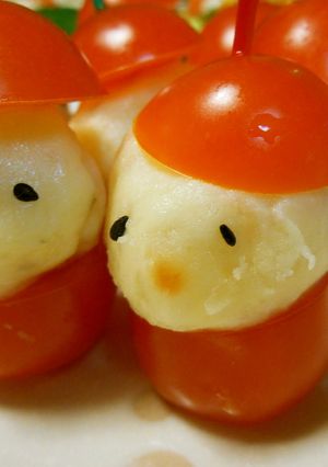 簡単☆ミニトマトで可愛いピンチョス風-レシピのメイン写真