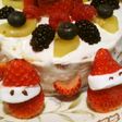 市販スポンジ☆クリスマスデコレーション