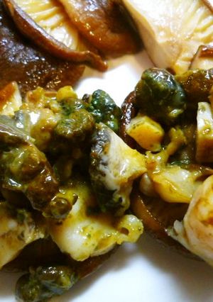 アワビのバターソテー椎茸のせ-レシピのメイン写真