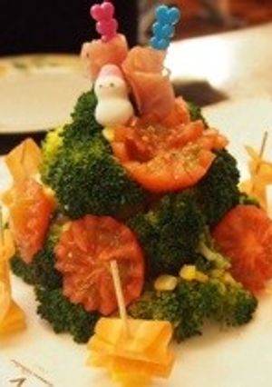 クリスマスツリーサラダ⭐️-レシピのメイン写真