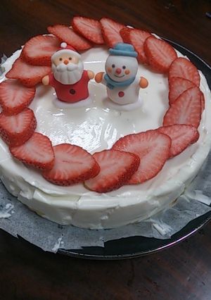 簡単低コストのレアチーズケーキ♪-レシピのメイン写真
