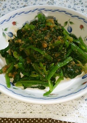 ほうれん草の胡麻きな粉和え-レシピのメイン写真
