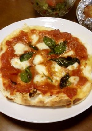 魚焼きグリルでこんがりピザ-レシピのメイン写真
