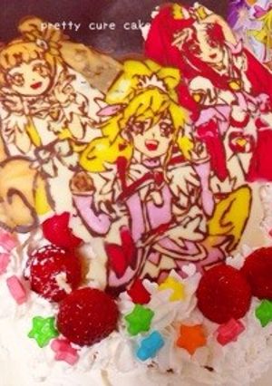 ドキドキ！プリキュア☆チョコプレート-レシピのメイン写真