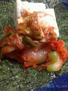 豆腐キムチのり巻き-レシピのメイン写真