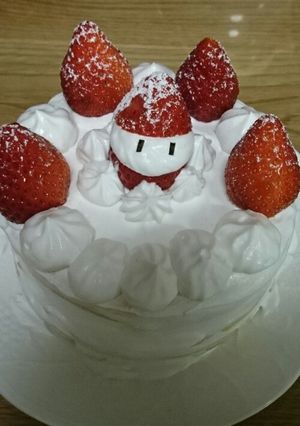 クリスマスケーキ(離乳食完了期)-レシピのメイン写真