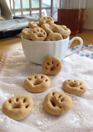 犬用おやつきな粉と豆腐のヘルシークッキー-レシピのメイン写真