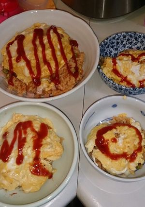 粉末スープで簡単オムライス-レシピのメイン写真