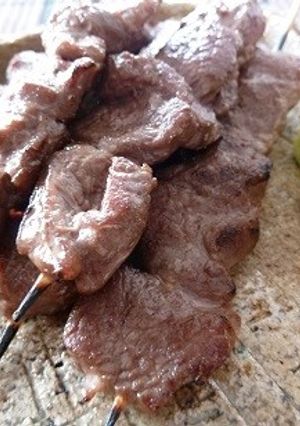 ビールにぴったり！ヤギ肉の和風串焼き-レシピのメイン写真