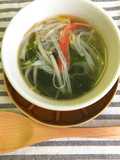 1人分も楽に!!レンジで中華スープ