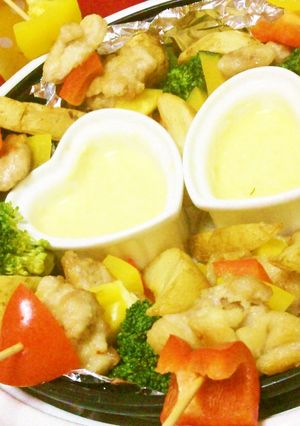 チキンチーズフォンデュ-レシピのメイン写真