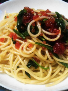 **♡ほうれん草すじこパスタ♡**-レシピのメイン写真