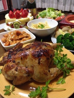 クリスマスディナー★ローストチキン-レシピのメイン写真