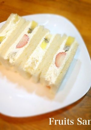 簡単かわいい♡最高のフルーツサンド！！-レシピのメイン写真