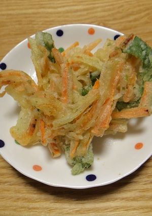 金ごますりごまで濃厚！野菜かき揚げ-レシピのメイン写真