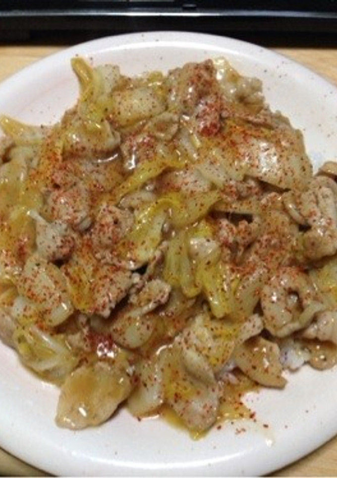 簡単！しょうが焼+中華丼！-レシピのメイン写真