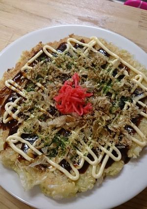 節約おつまみ♪豆腐＆白菜♡お好み焼き♪-レシピのメイン写真