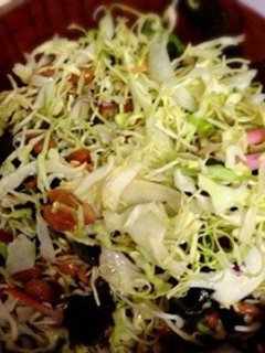 納豆キャベサラダ-レシピのメイン写真