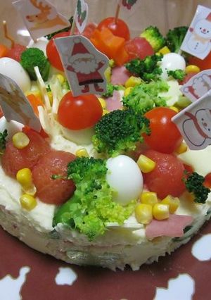 ポテサラケーキ-レシピのメイン写真