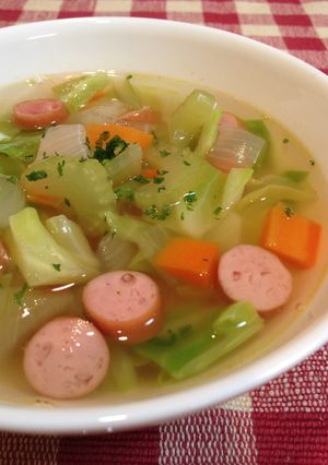 野菜たっぷりコンソメスープ-レシピのメイン写真