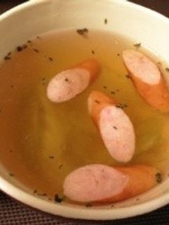 セロリとウインナーのスープ-レシピのメイン写真