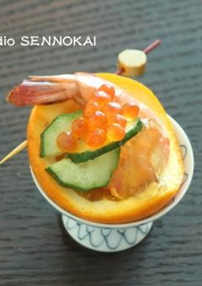 おせち ☆海老といくらときゅうりの酢の物-レシピのメイン写真