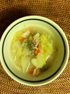 簡単☆野菜とアサリのスープ-レシピのメイン写真