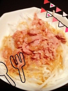 ツナと大根のサラダ*簡単-レシピのメイン写真